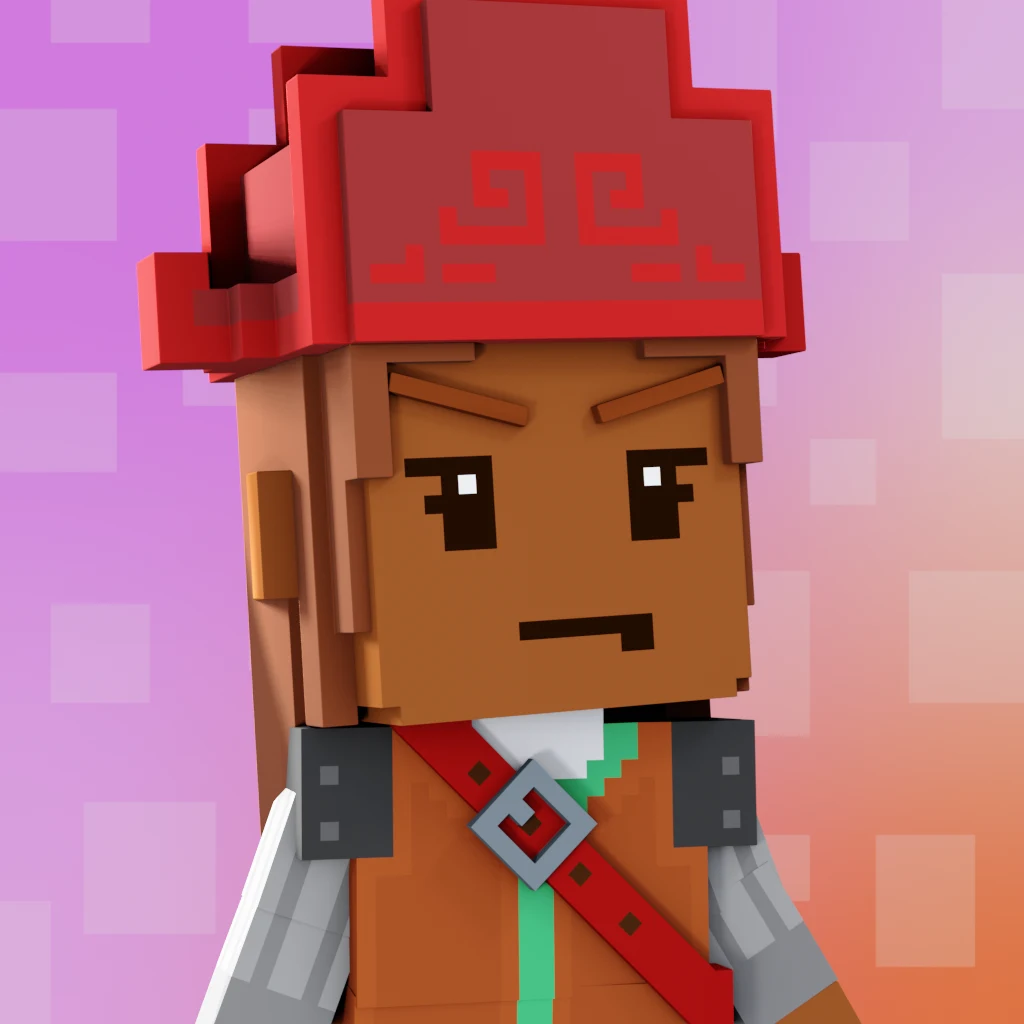 Pirate #5812 voxel render