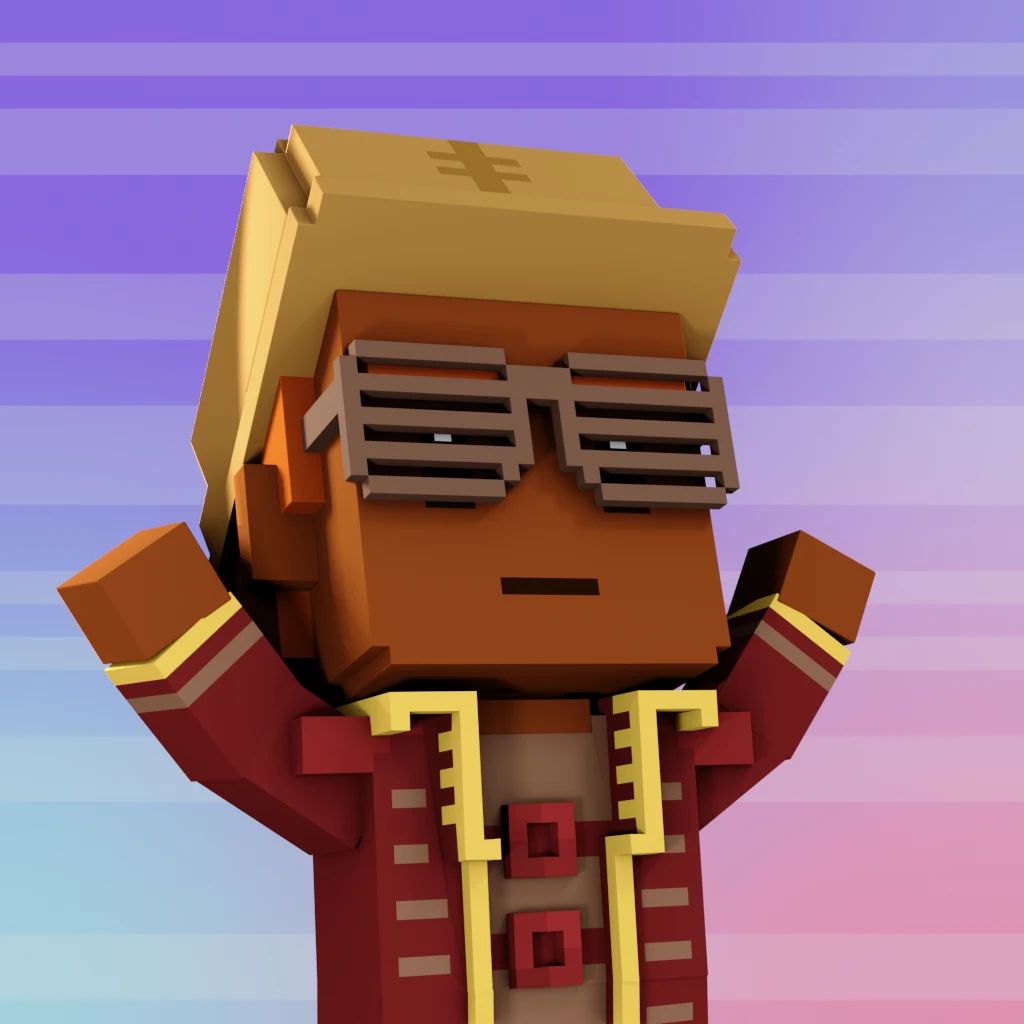 Pirate #5814 voxel render