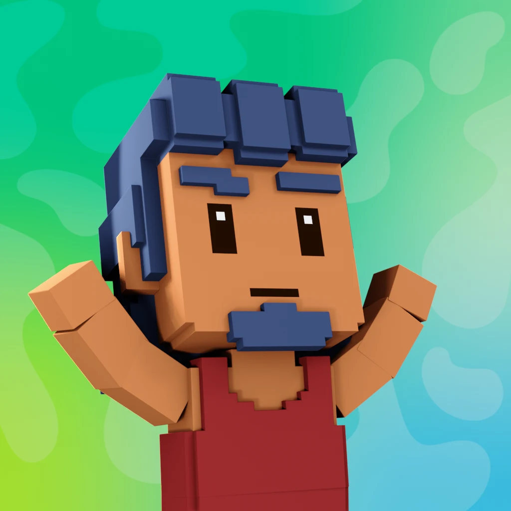 Pirate #5818 voxel render