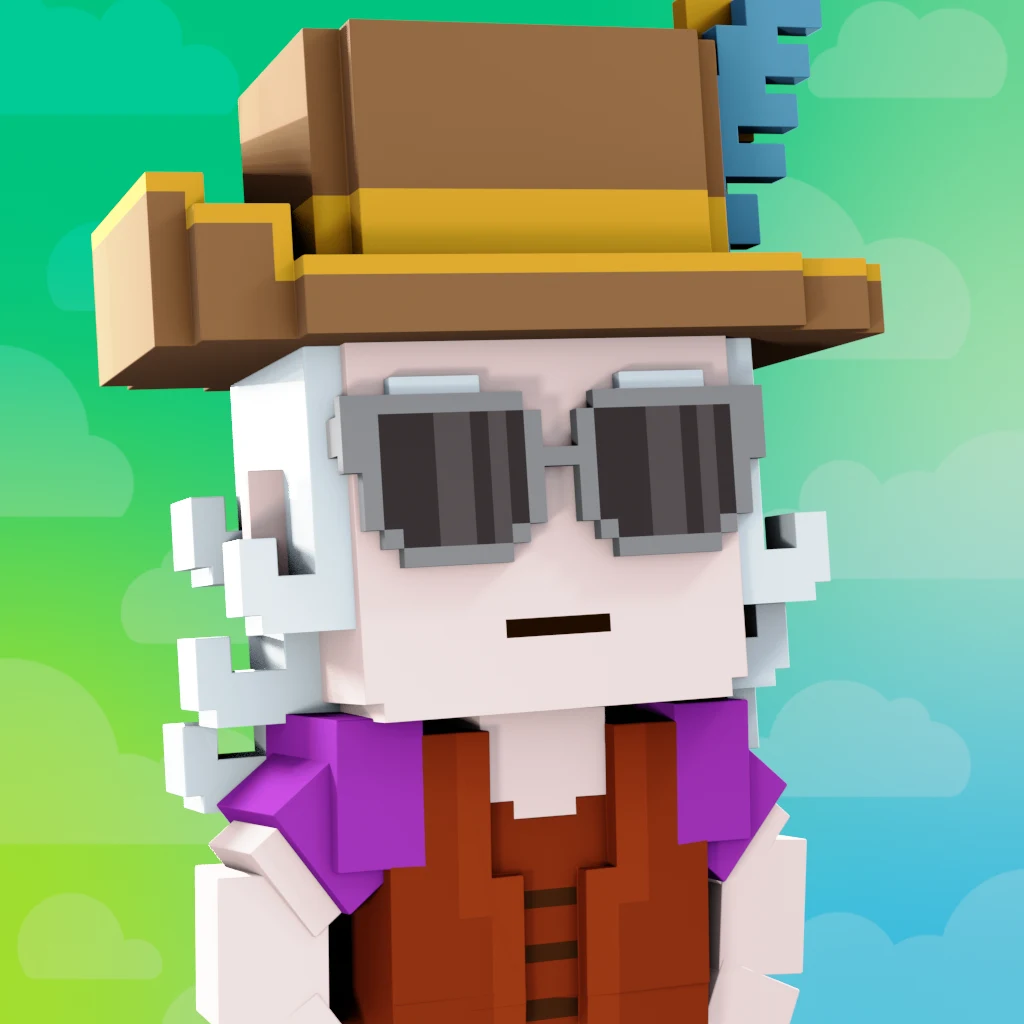 Pirate #582 voxel render