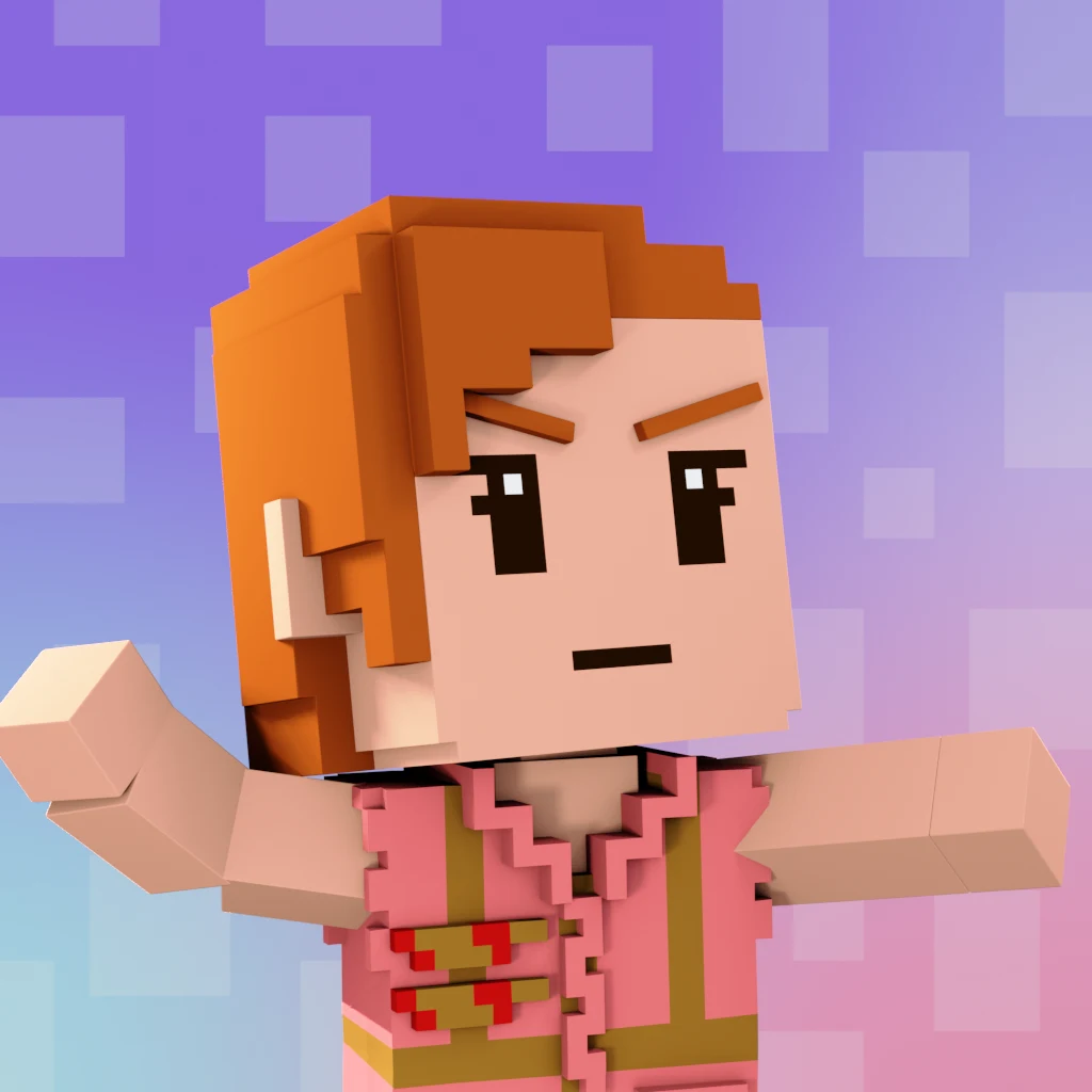 Pirate #5820 voxel render