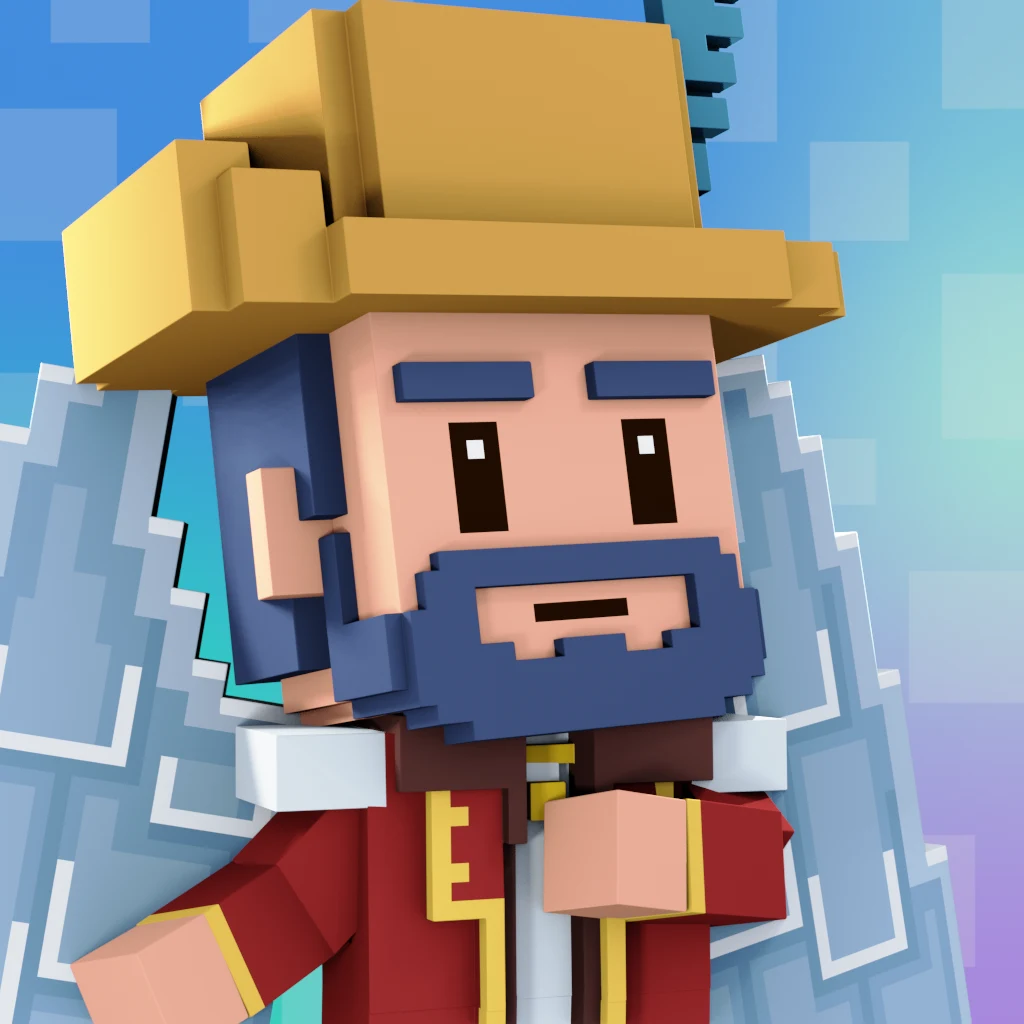 Pirate #5822 voxel render