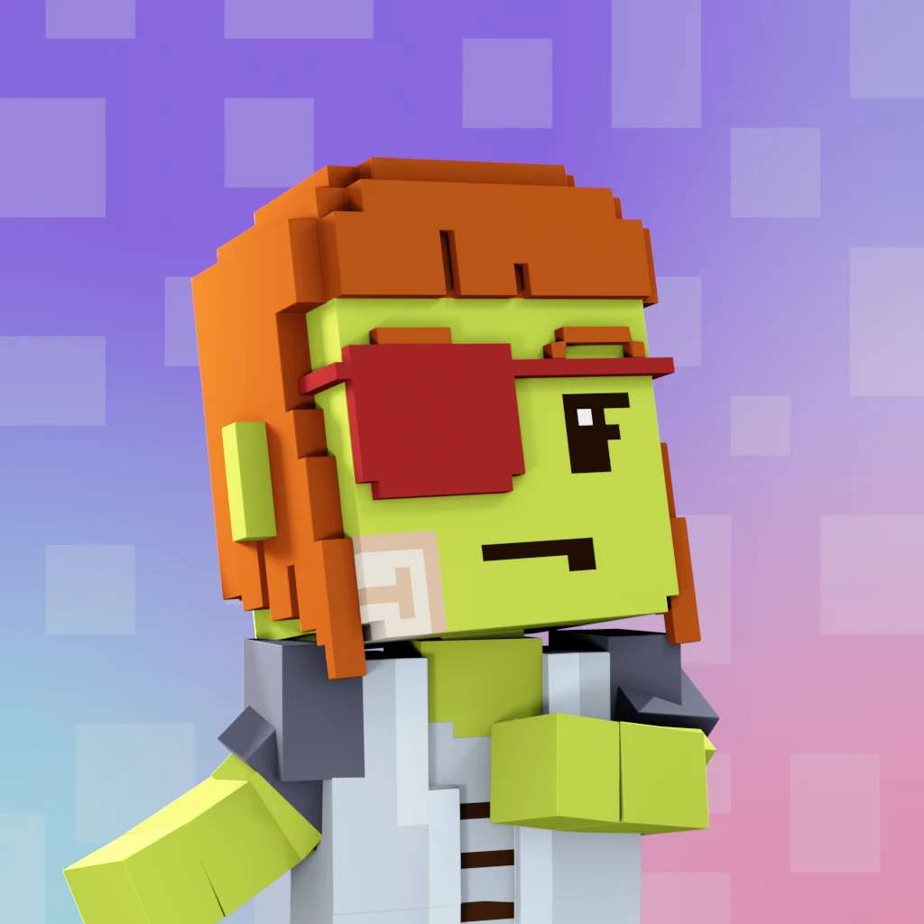 Pirate #5825 voxel render