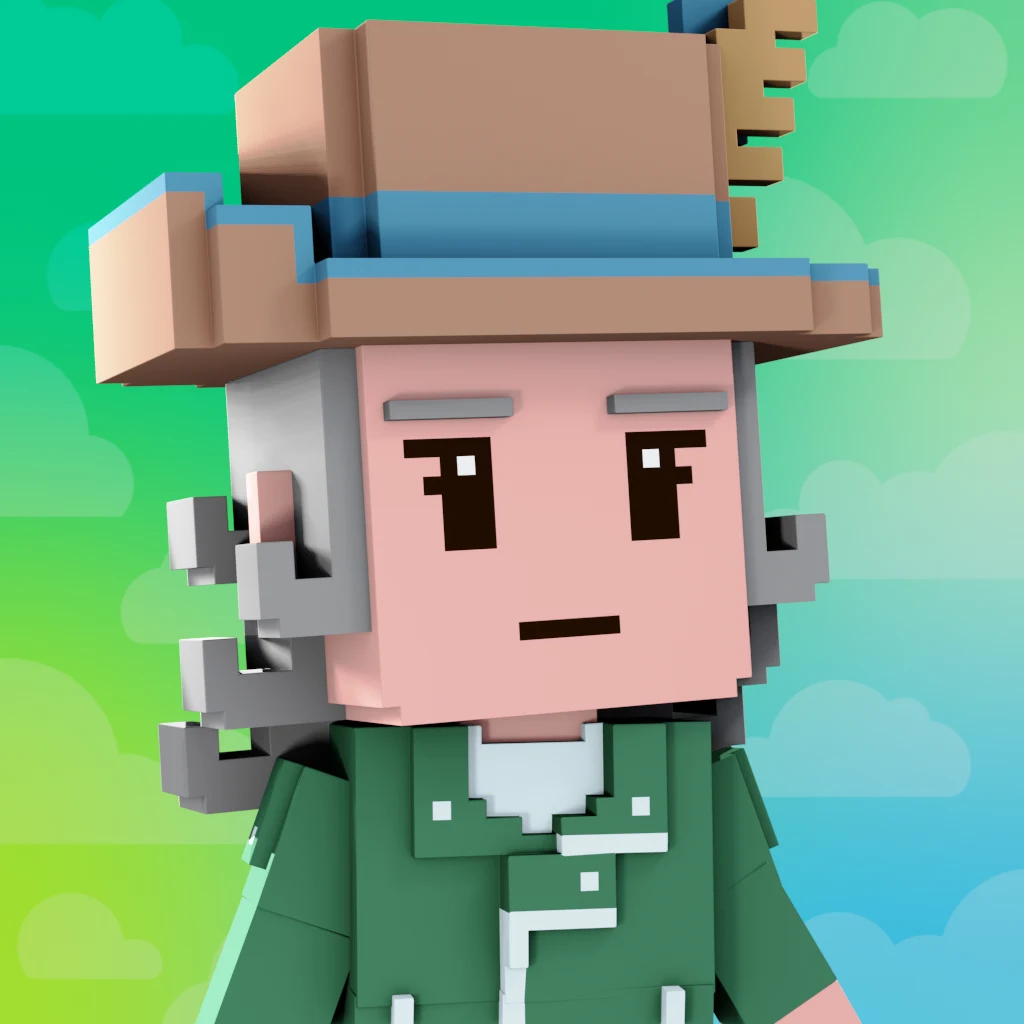 Pirate #5826 voxel render