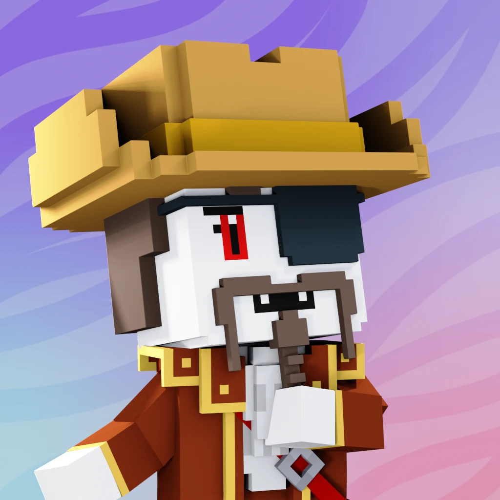 Pirate #5828 voxel render