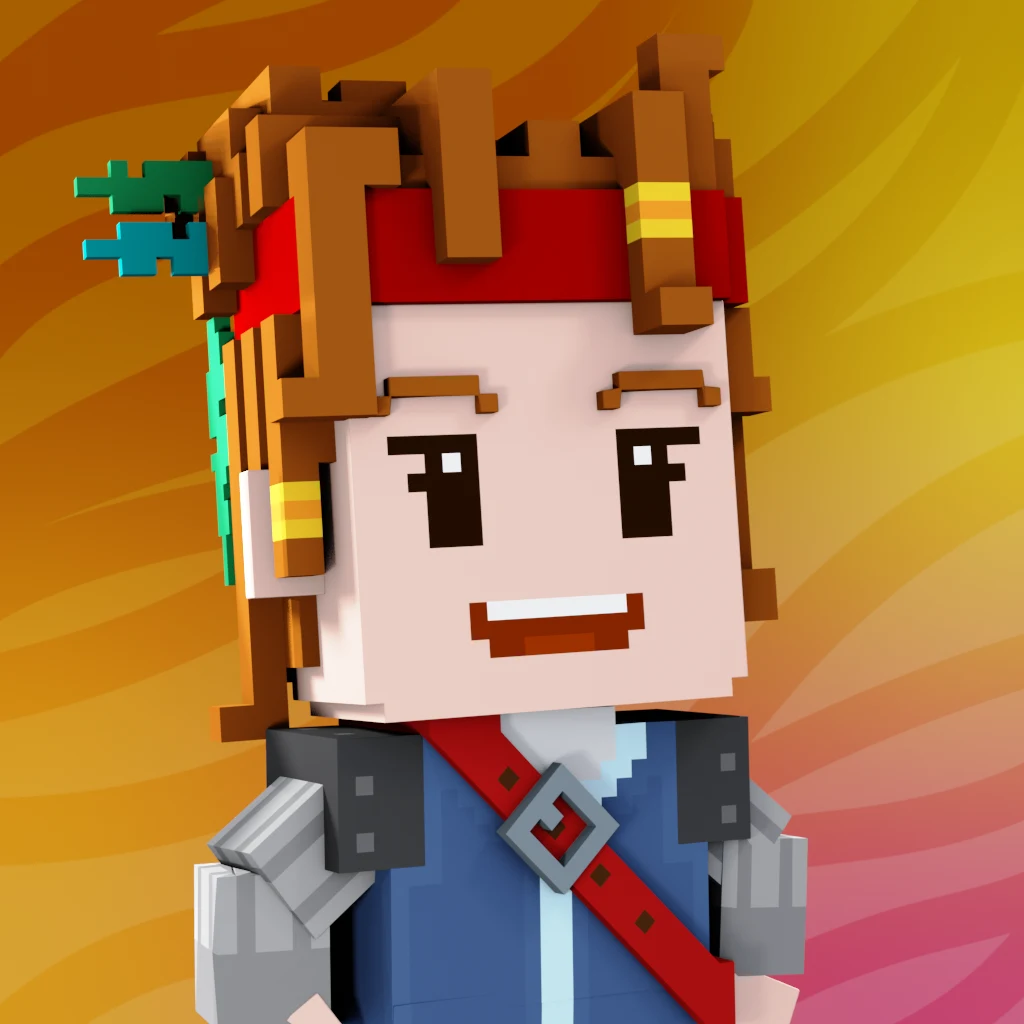 Pirate #5829 voxel render