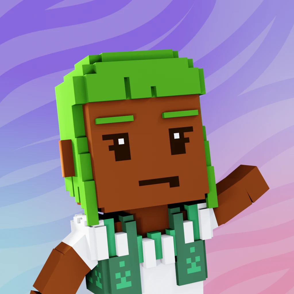 Pirate #5831 voxel render