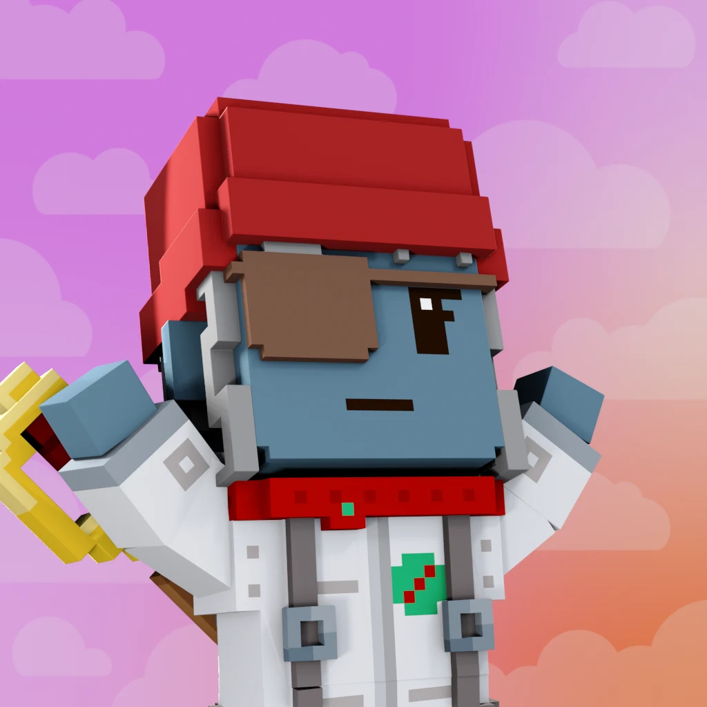 Pirate #5832 voxel render