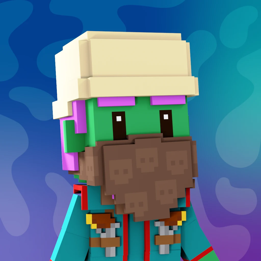 Pirate #5833 voxel render