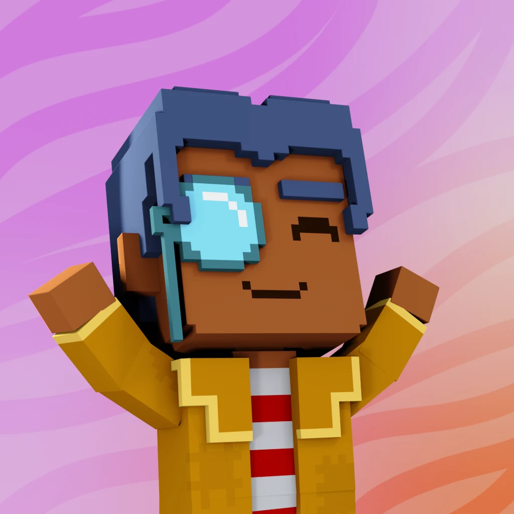Pirate #5834 voxel render