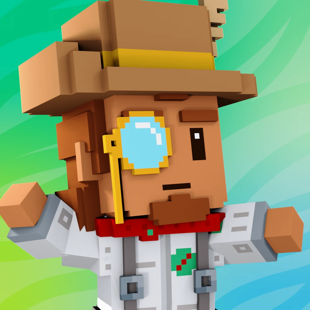 Pirate #5835 voxel render