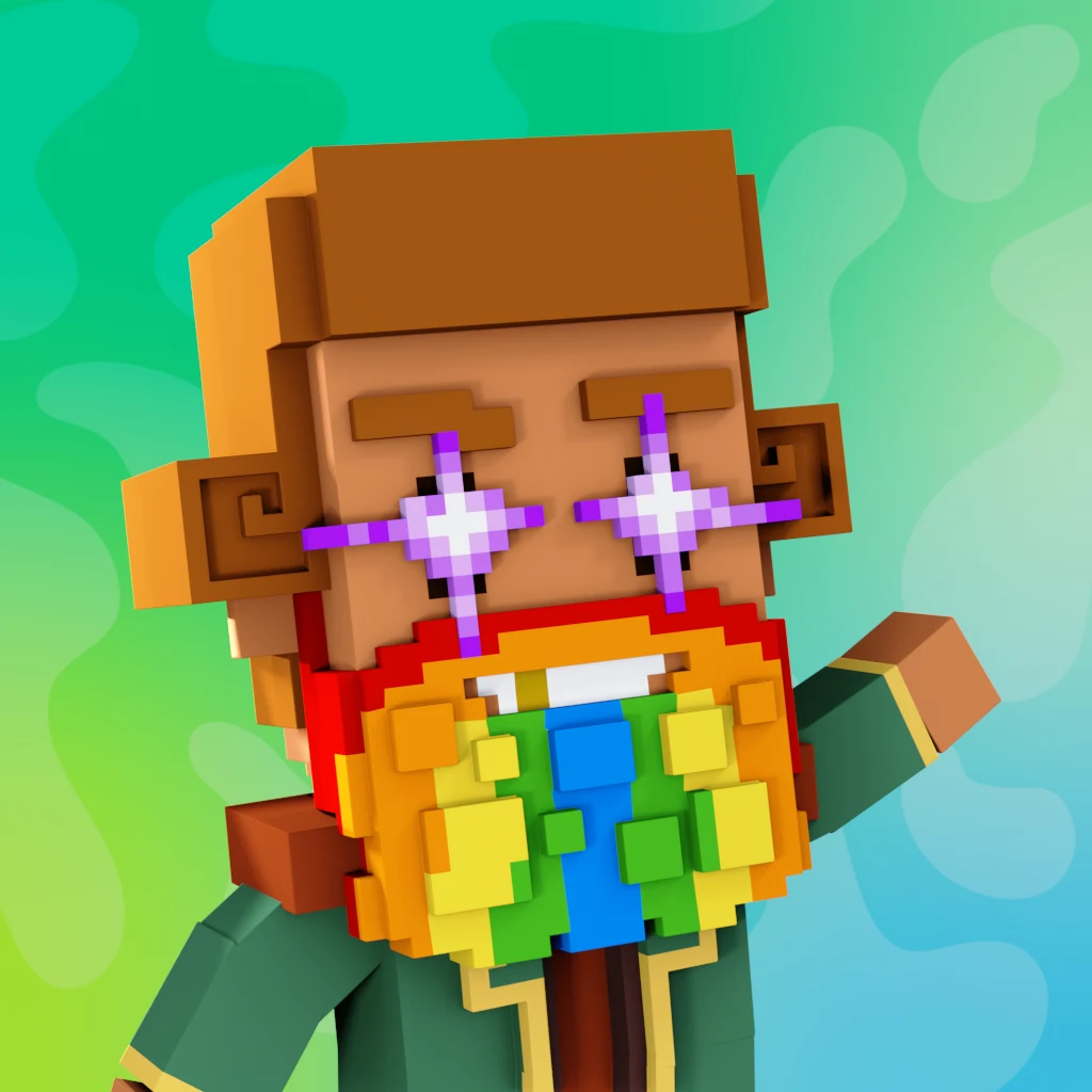 Pirate #5837 voxel render