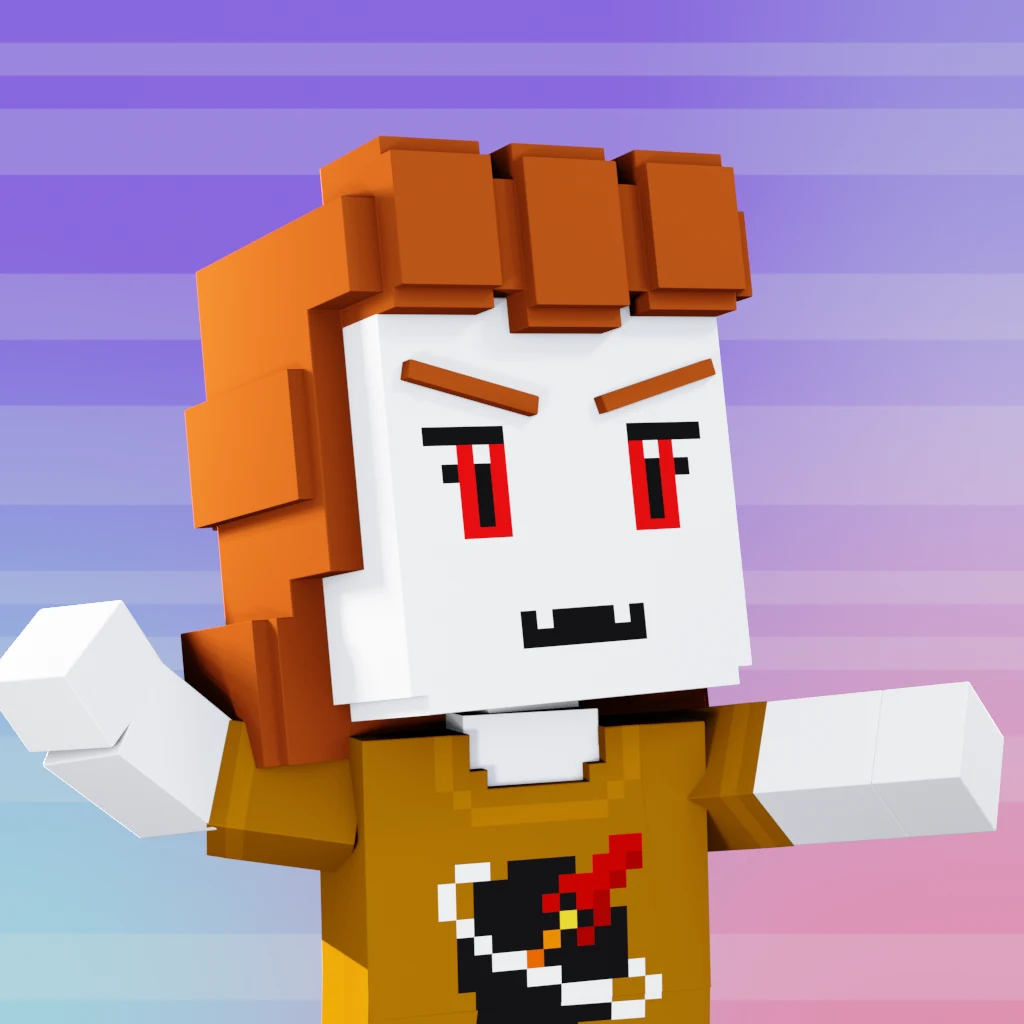 Pirate #5838 voxel render