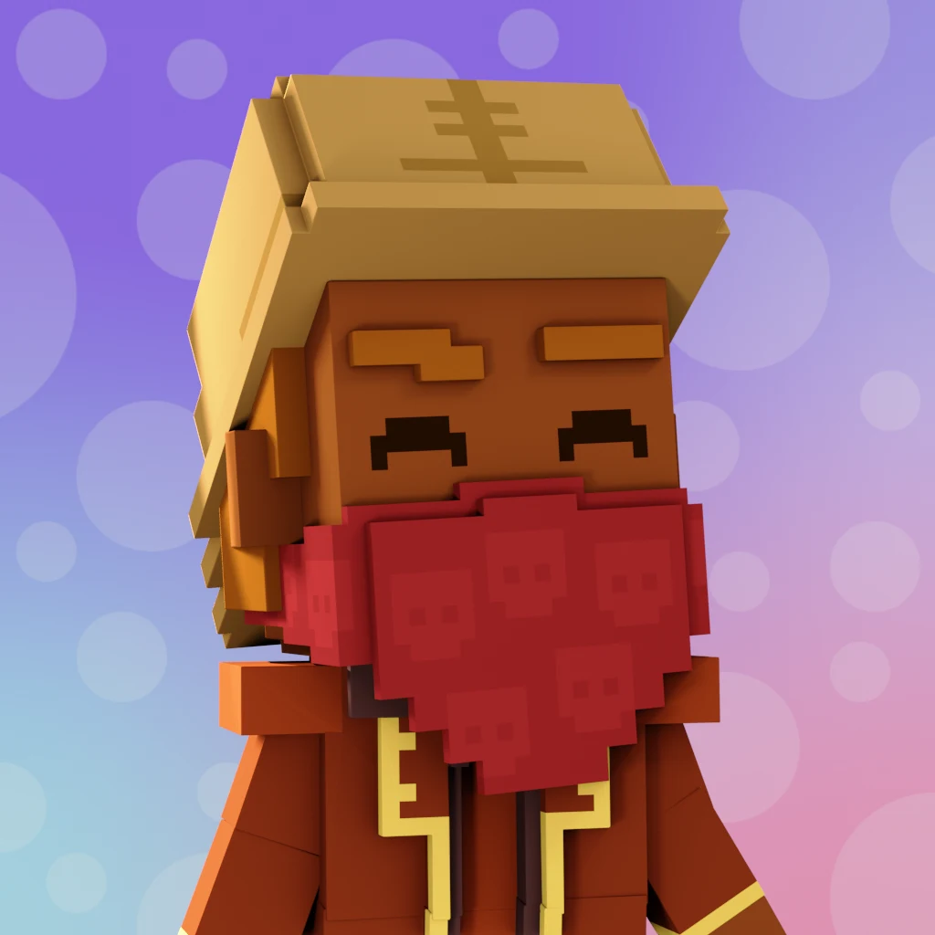 Pirate #5839 voxel render