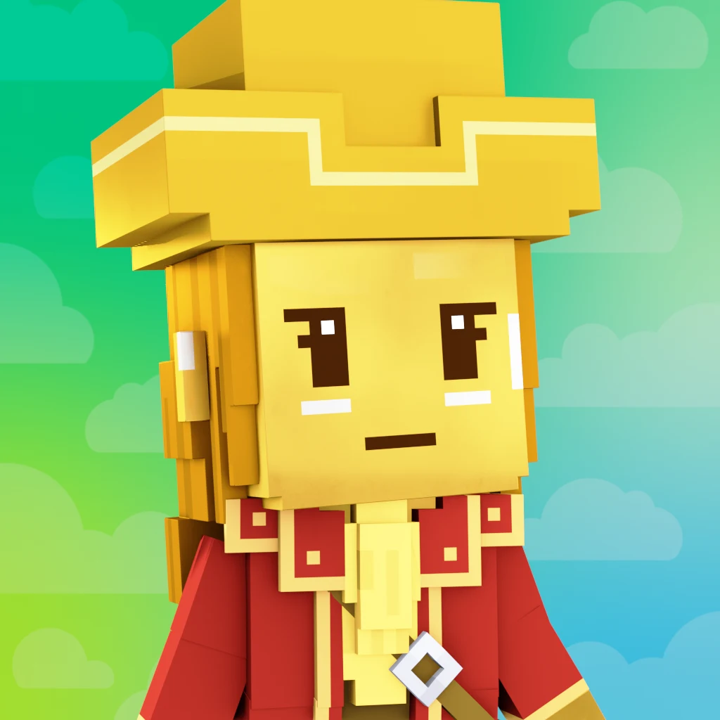 Pirate #584 voxel render
