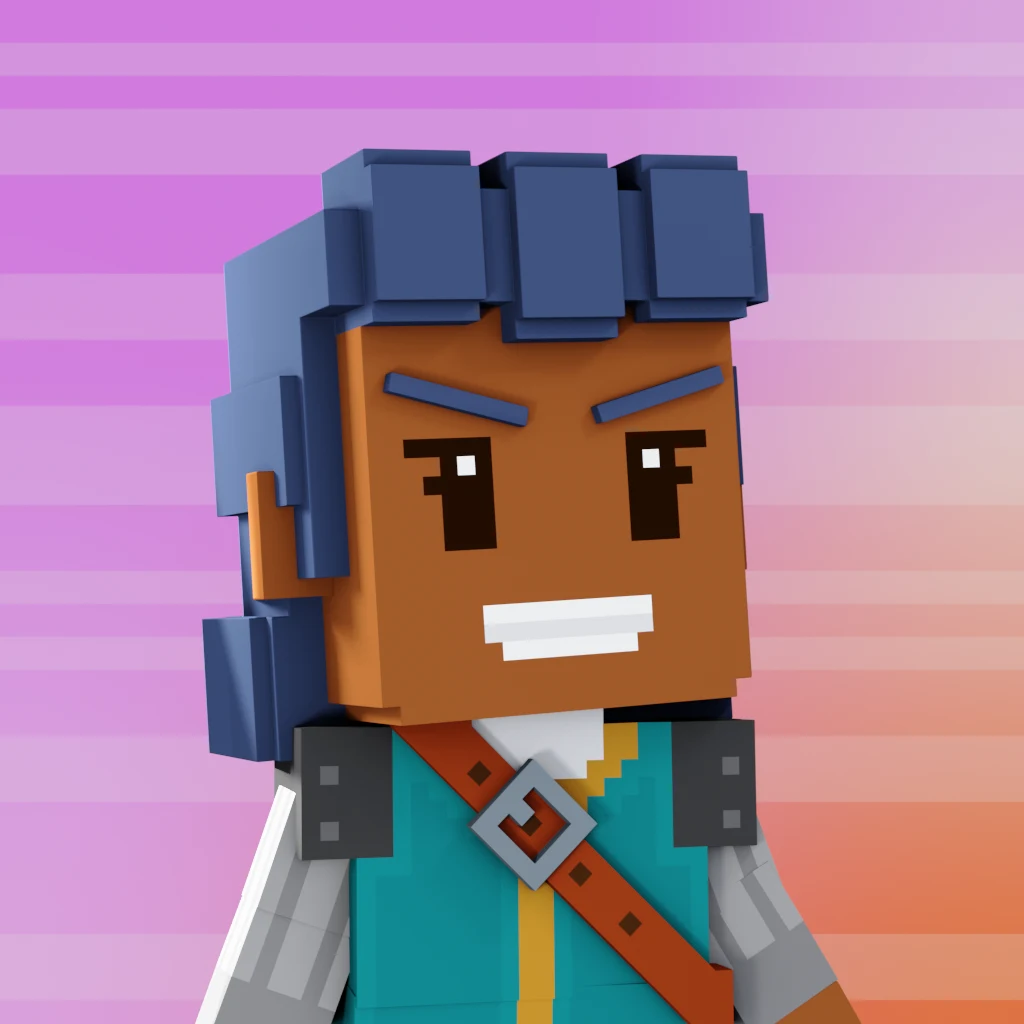 Pirate #5840 voxel render