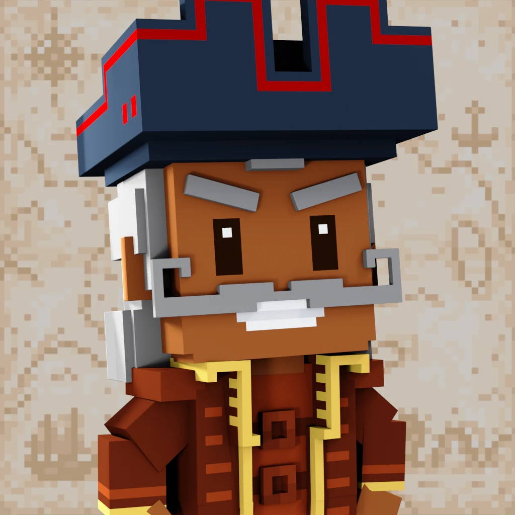 Pirate #5841 voxel render