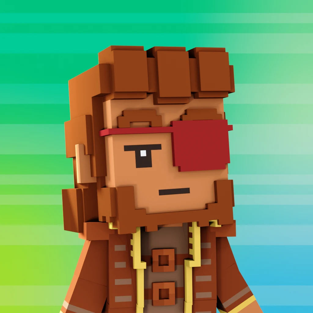 Pirate #5842 voxel render