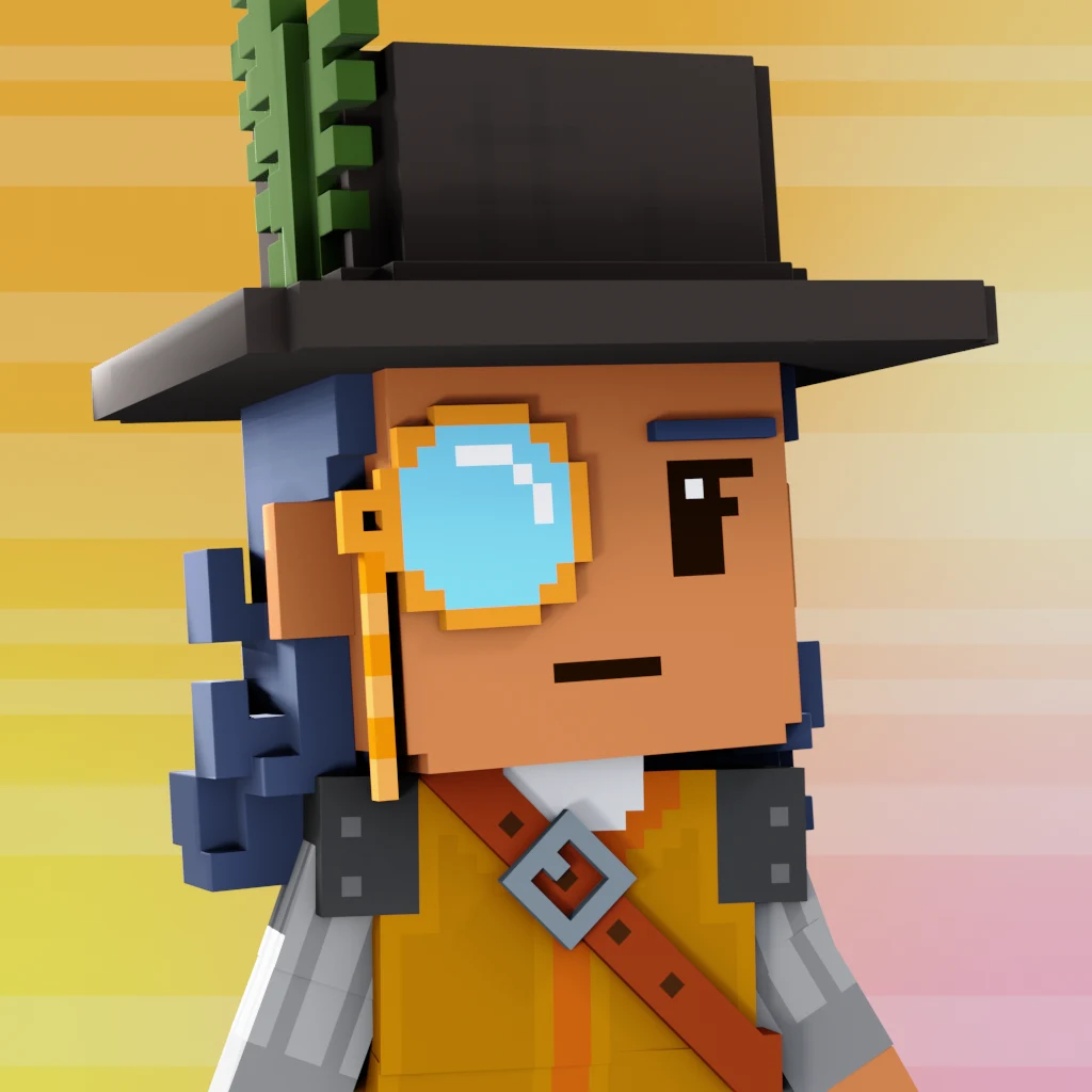Pirate #5843 voxel render