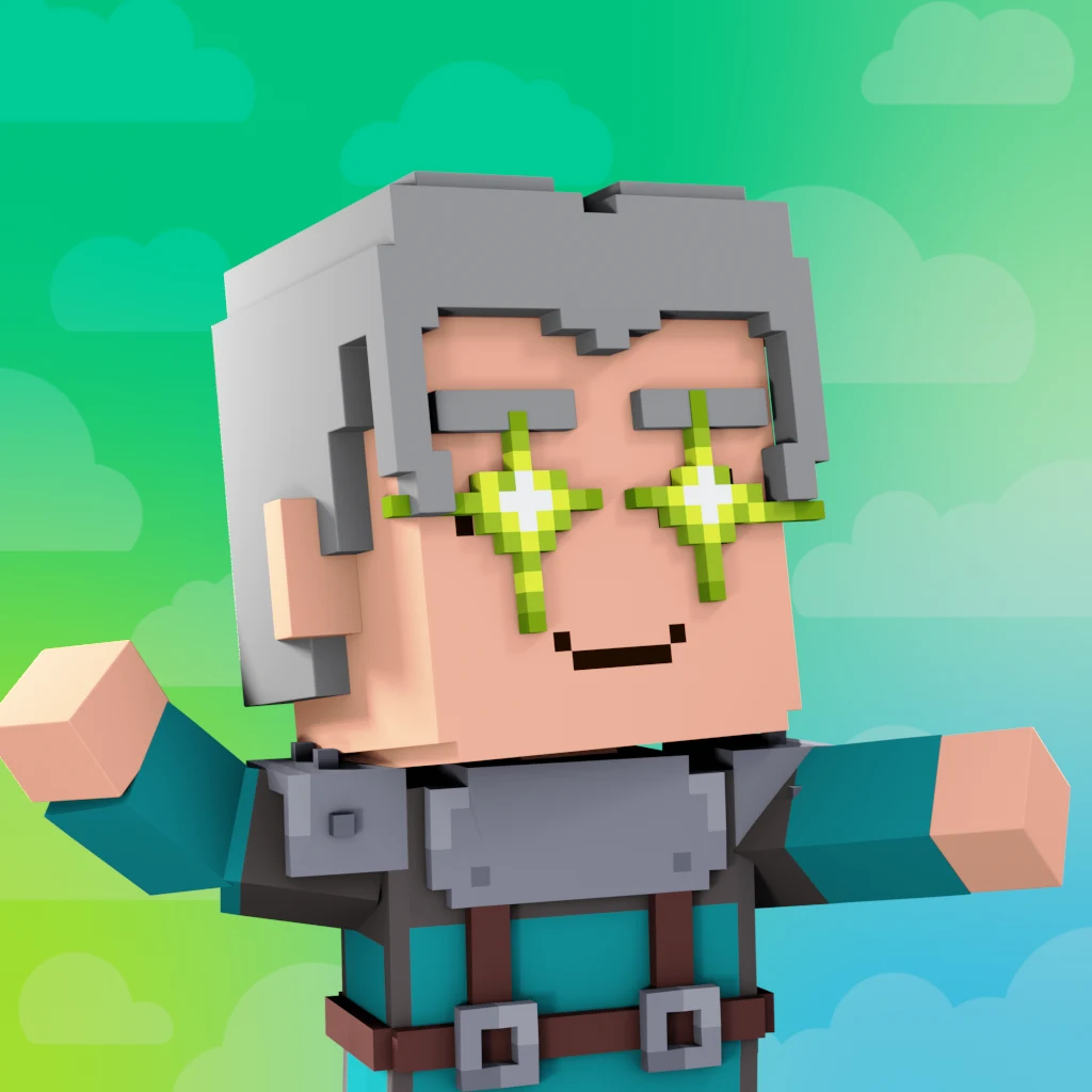 Pirate #5848 voxel render