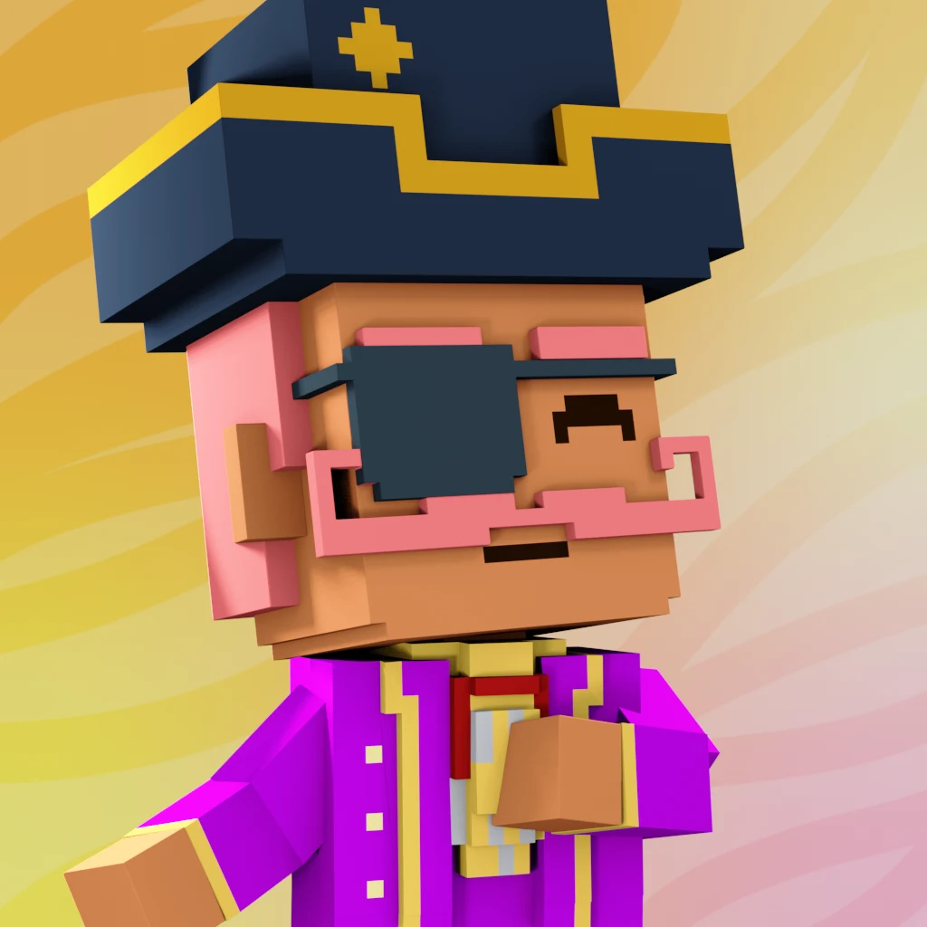 Pirate #5850 voxel render