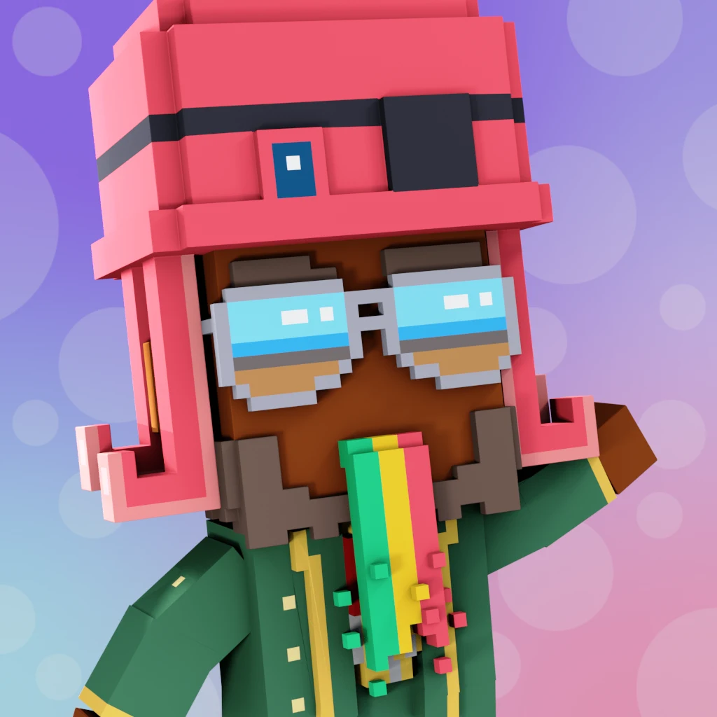 Pirate #5851 voxel render