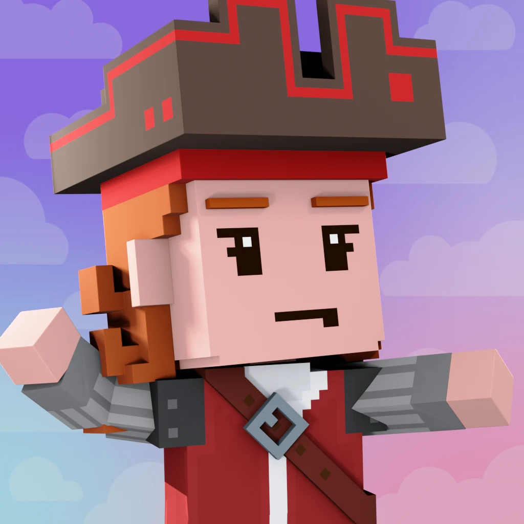 Pirate #5852 voxel render