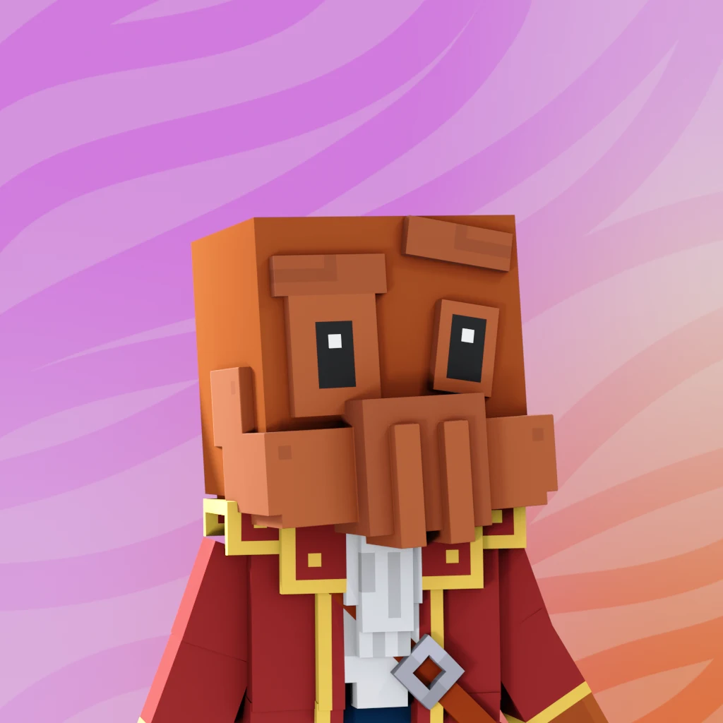 Pirate #5855 voxel render