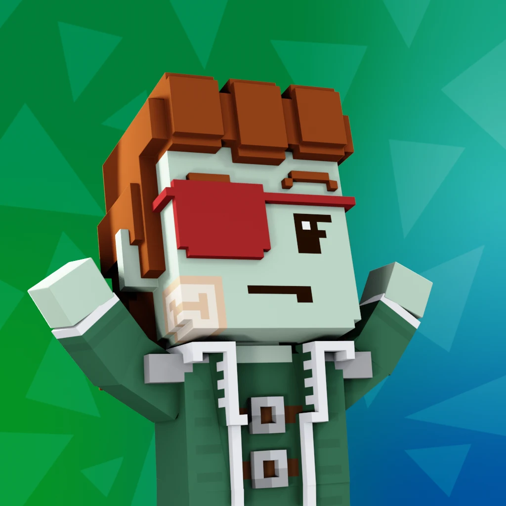 Pirate #5856 voxel render