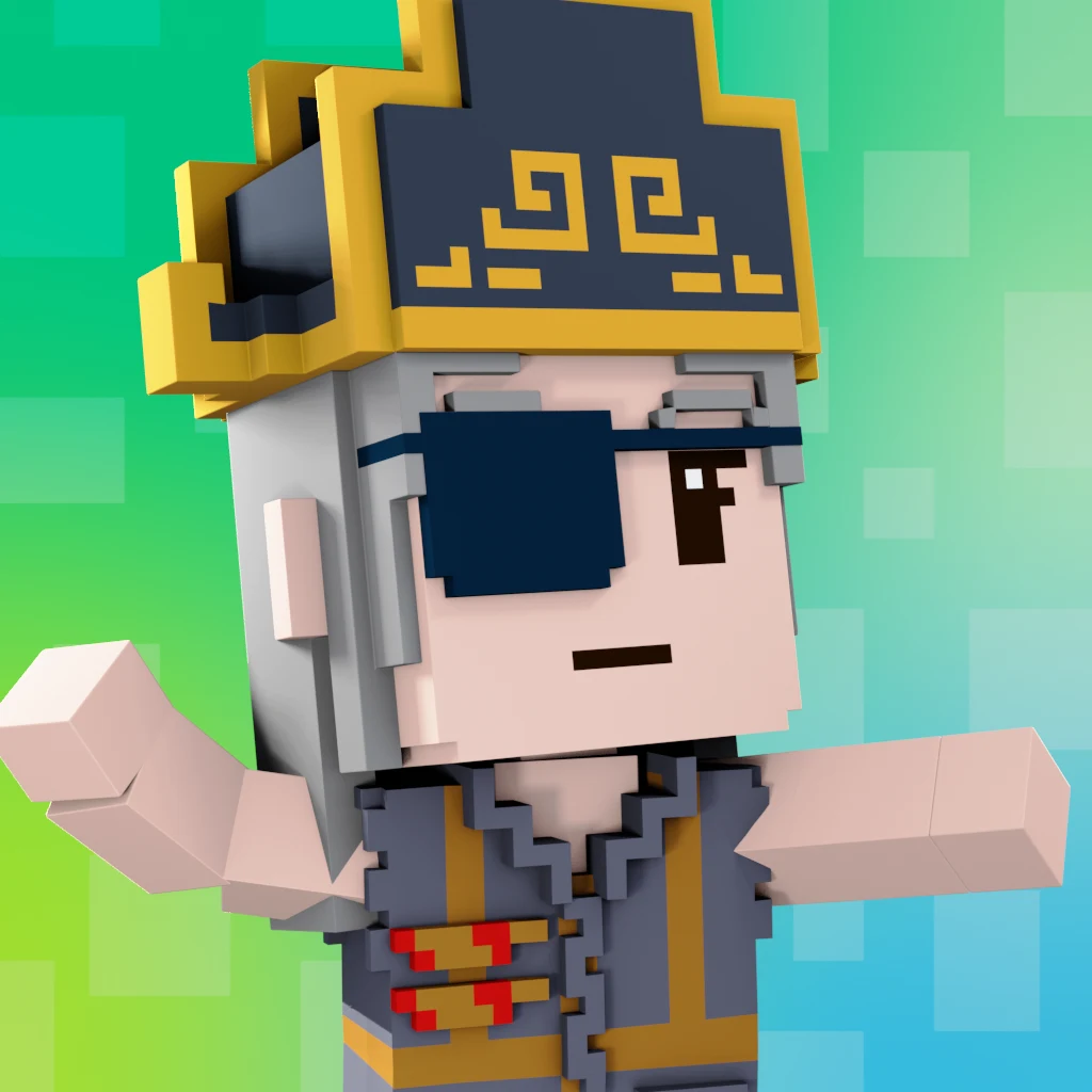Pirate #5857 voxel render