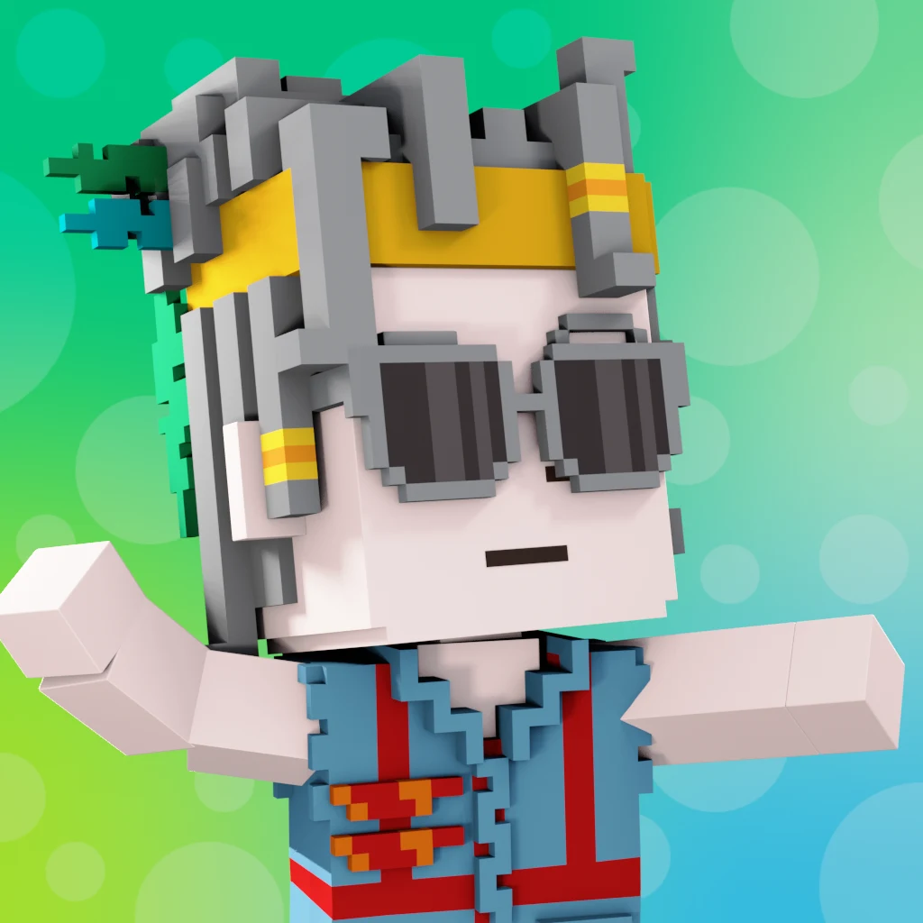 Pirate #5860 voxel render