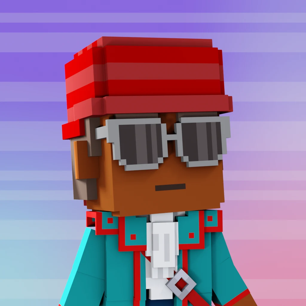 Pirate #5862 voxel render