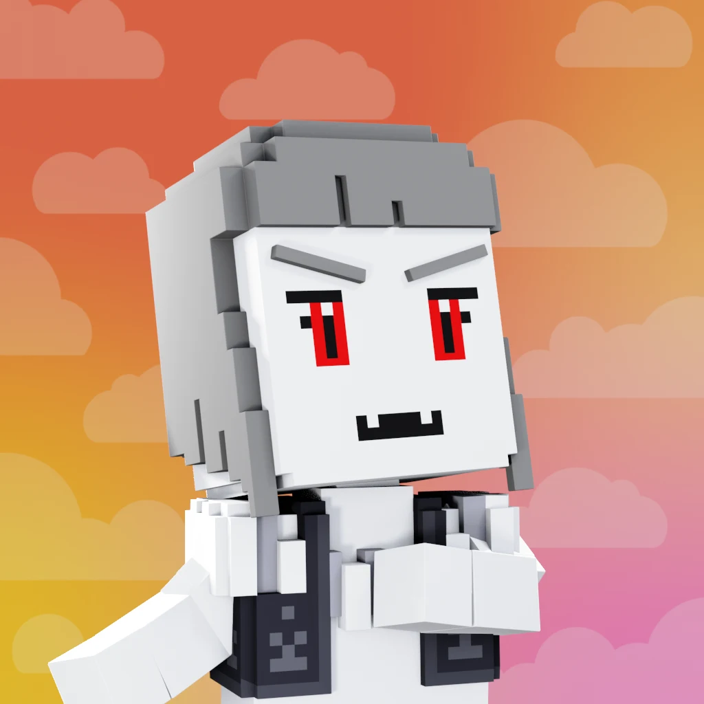 Pirate #5866 voxel render