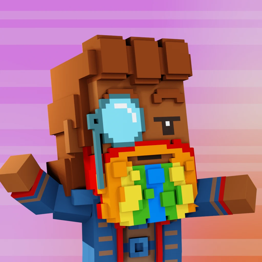 Pirate #5868 voxel render