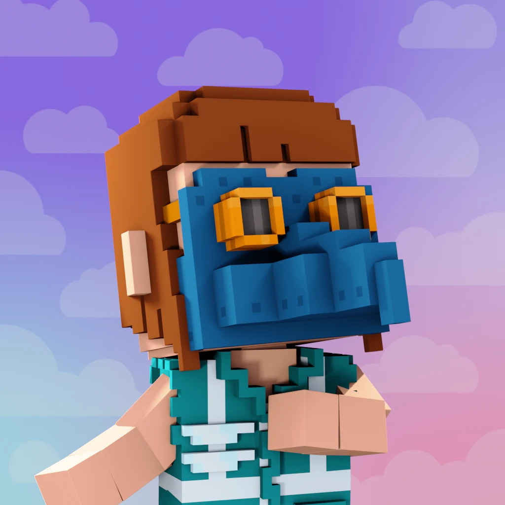 Pirate #5869 voxel render