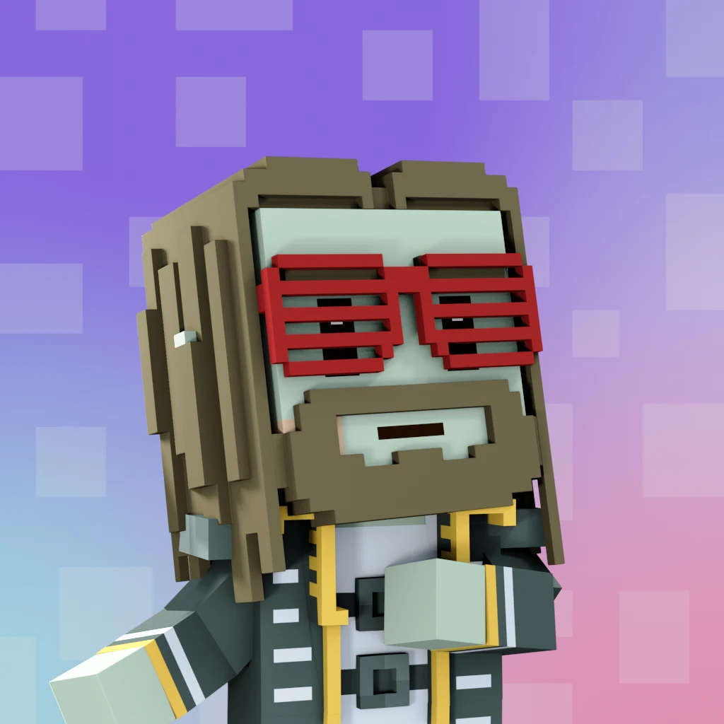 Pirate #587 voxel render