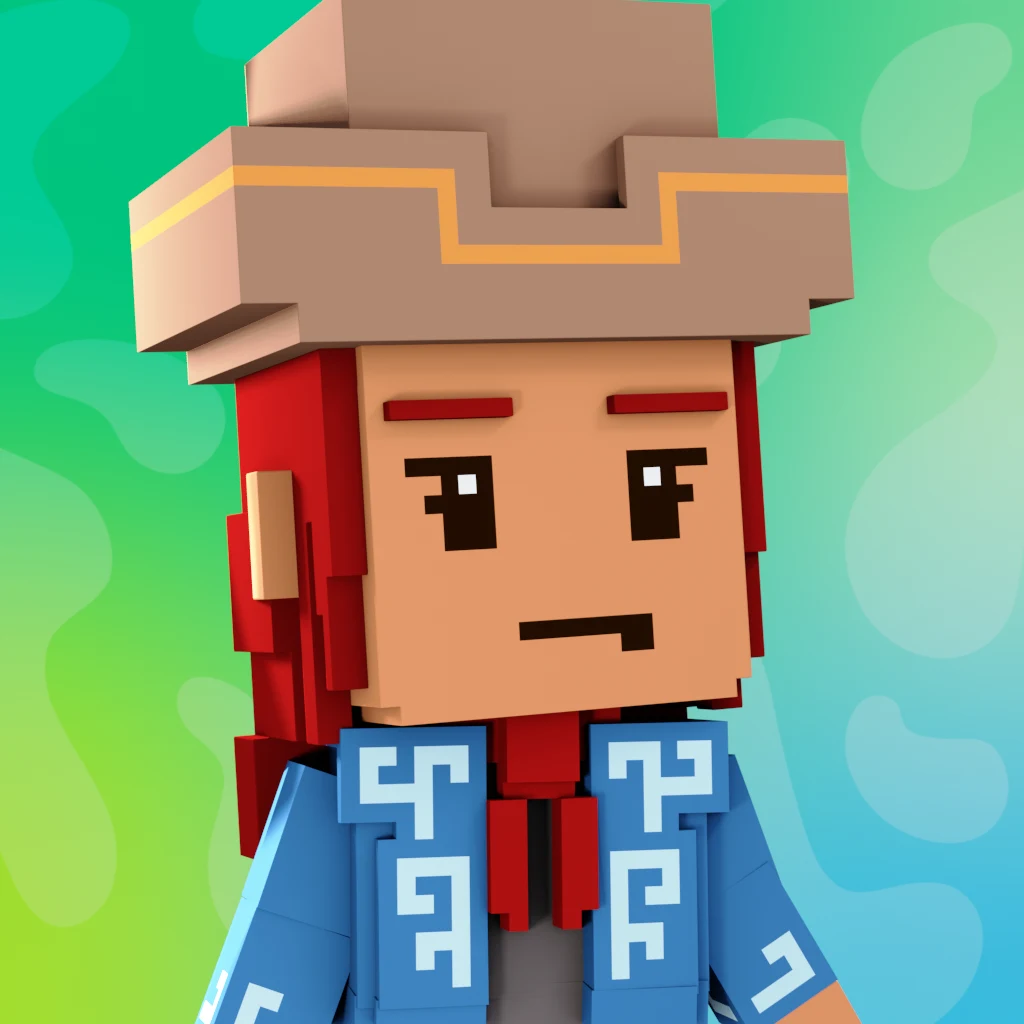 Pirate #5870 voxel render