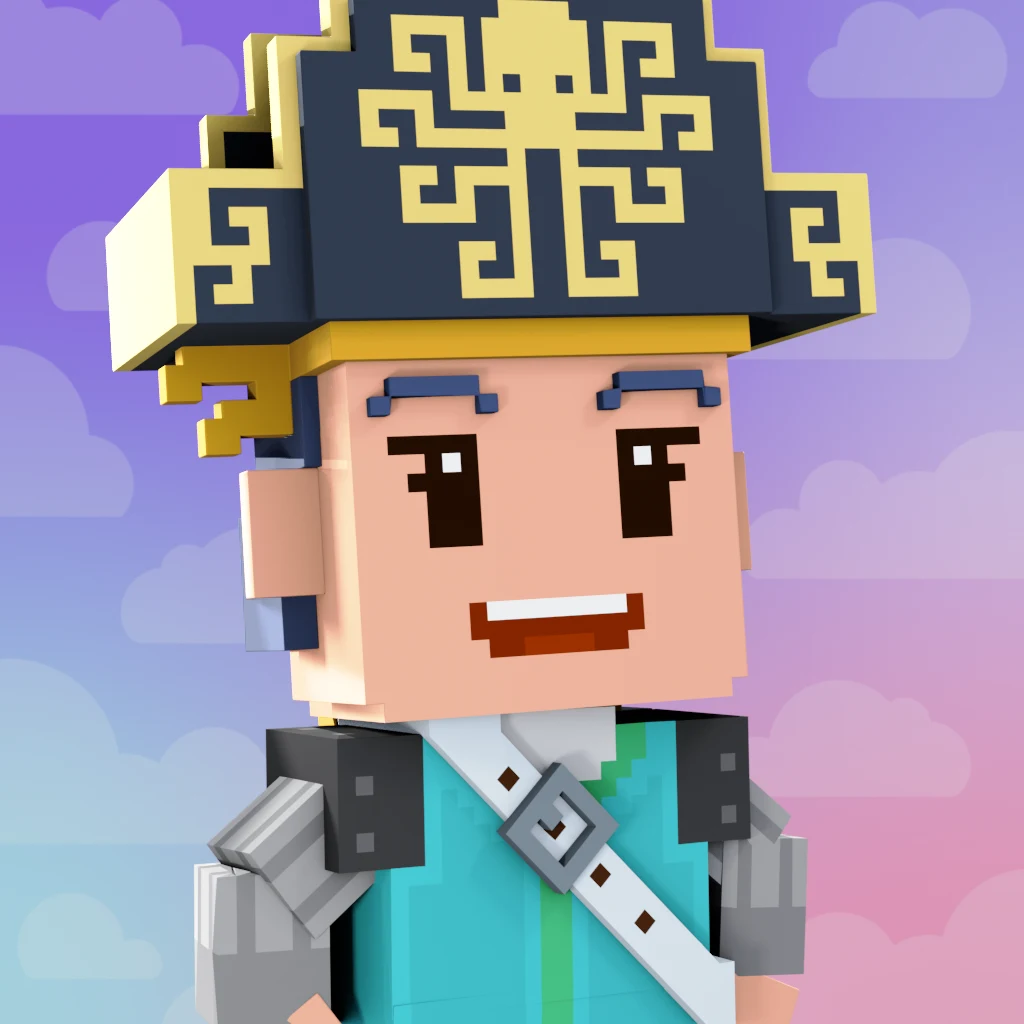 Pirate #5871 voxel render