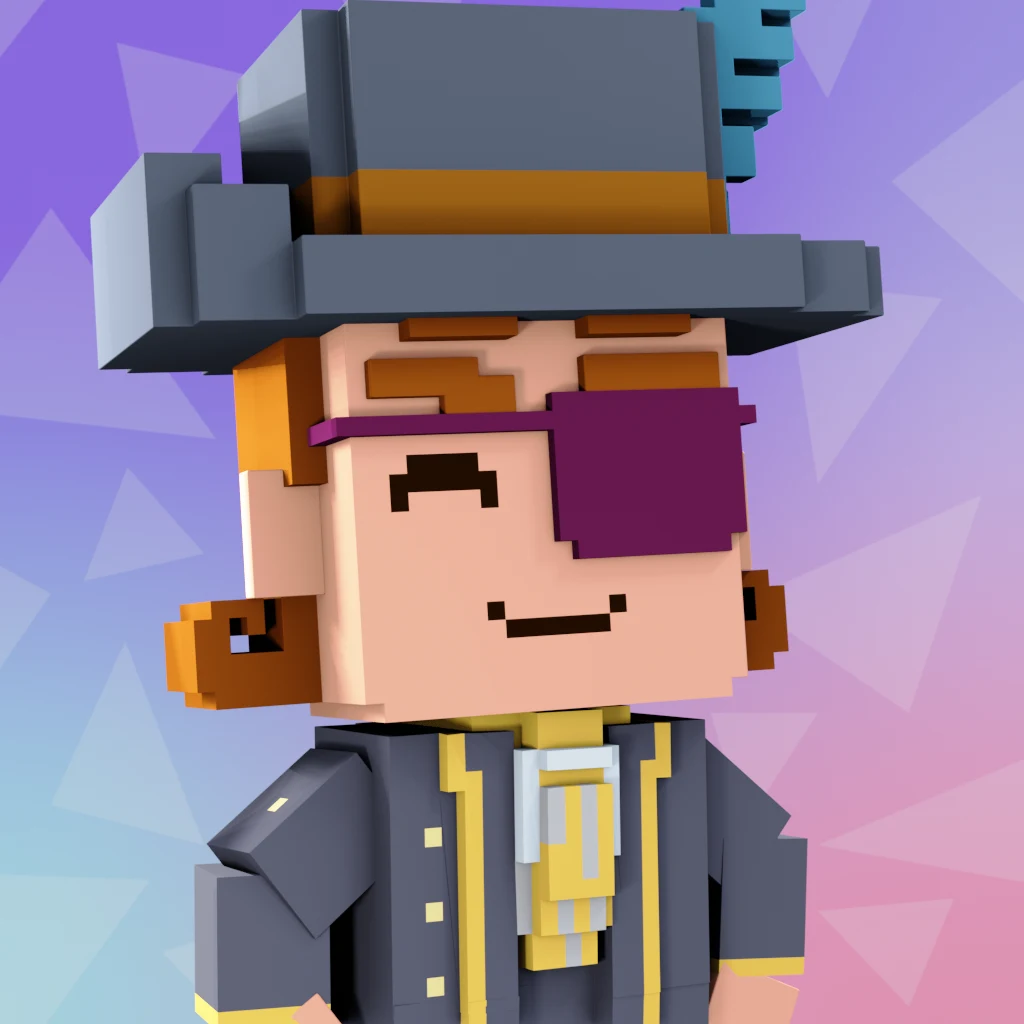 Pirate #5872 voxel render