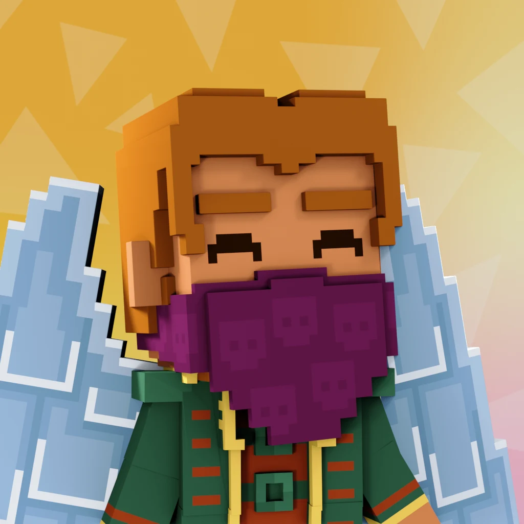 Pirate #5874 voxel render