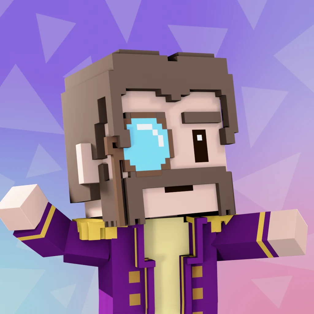 Pirate #5877 voxel render