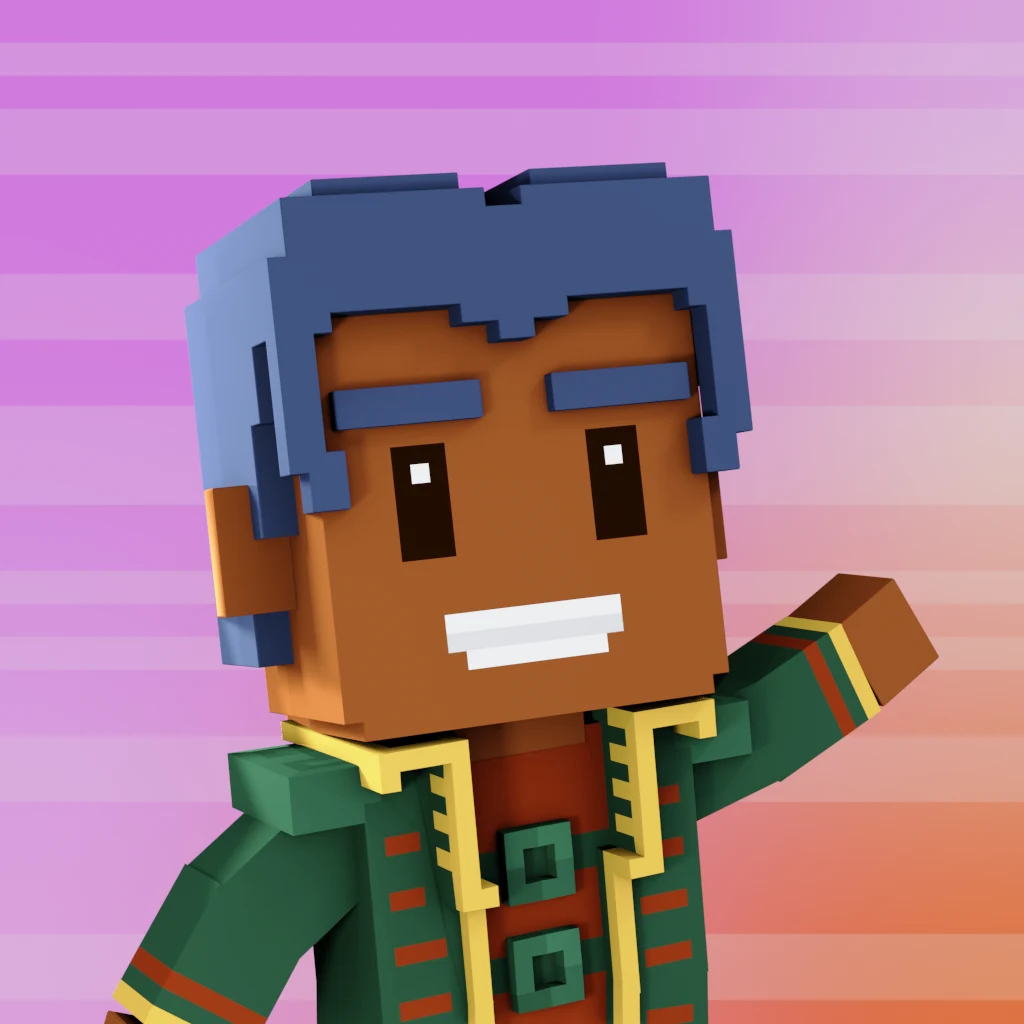 Pirate #5878 voxel render