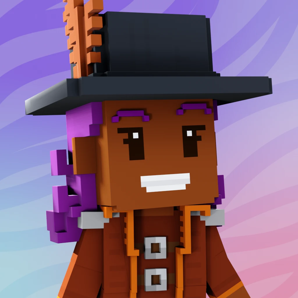 Pirate #5879 voxel render