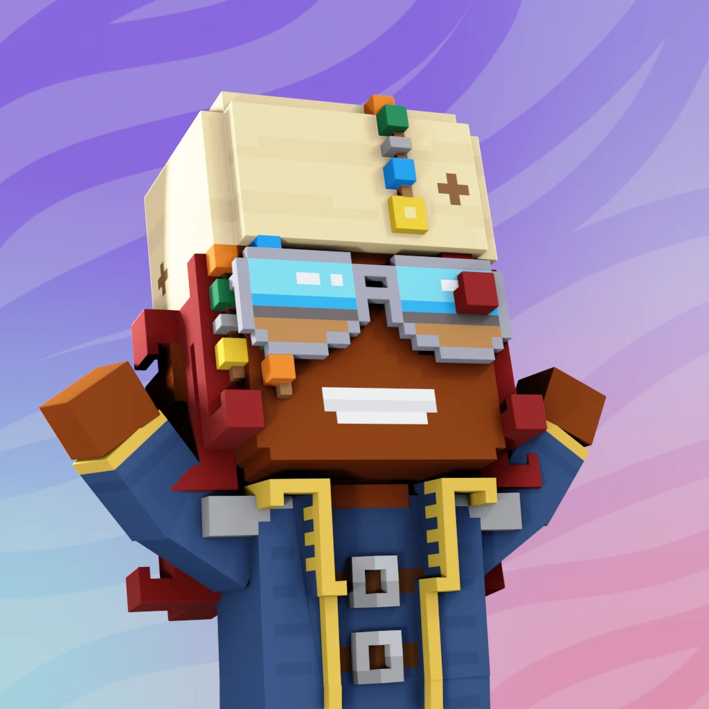 Pirate #588 voxel render