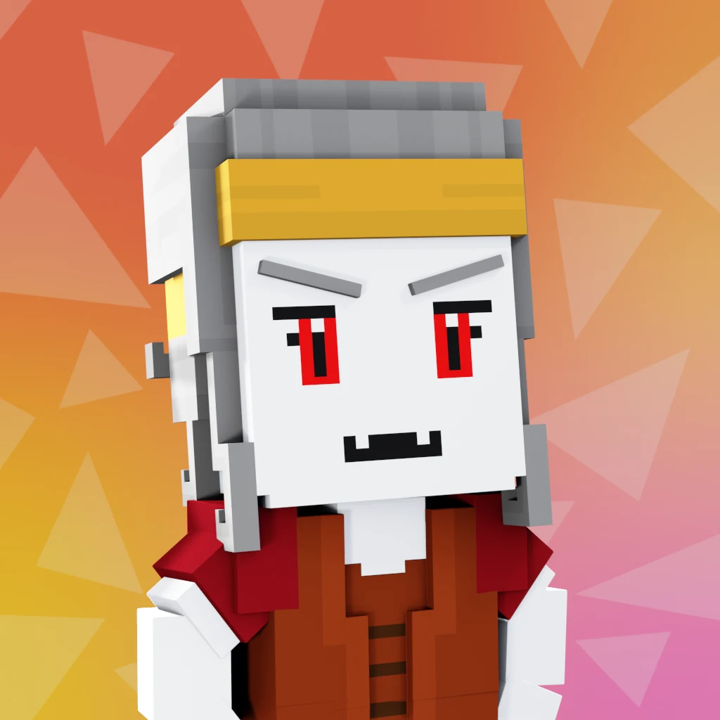 Pirate #5881 voxel render