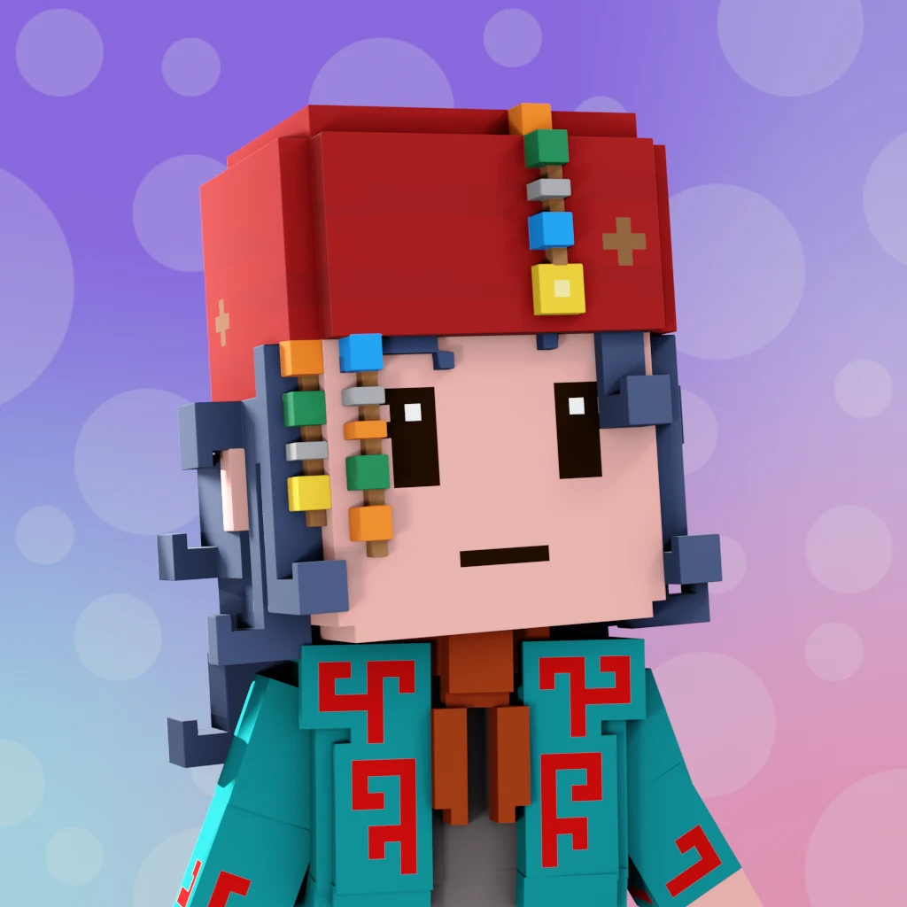 Pirate #5882 voxel render