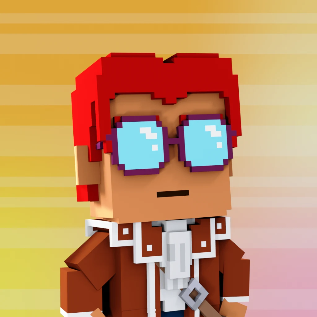 Pirate #5884 voxel render