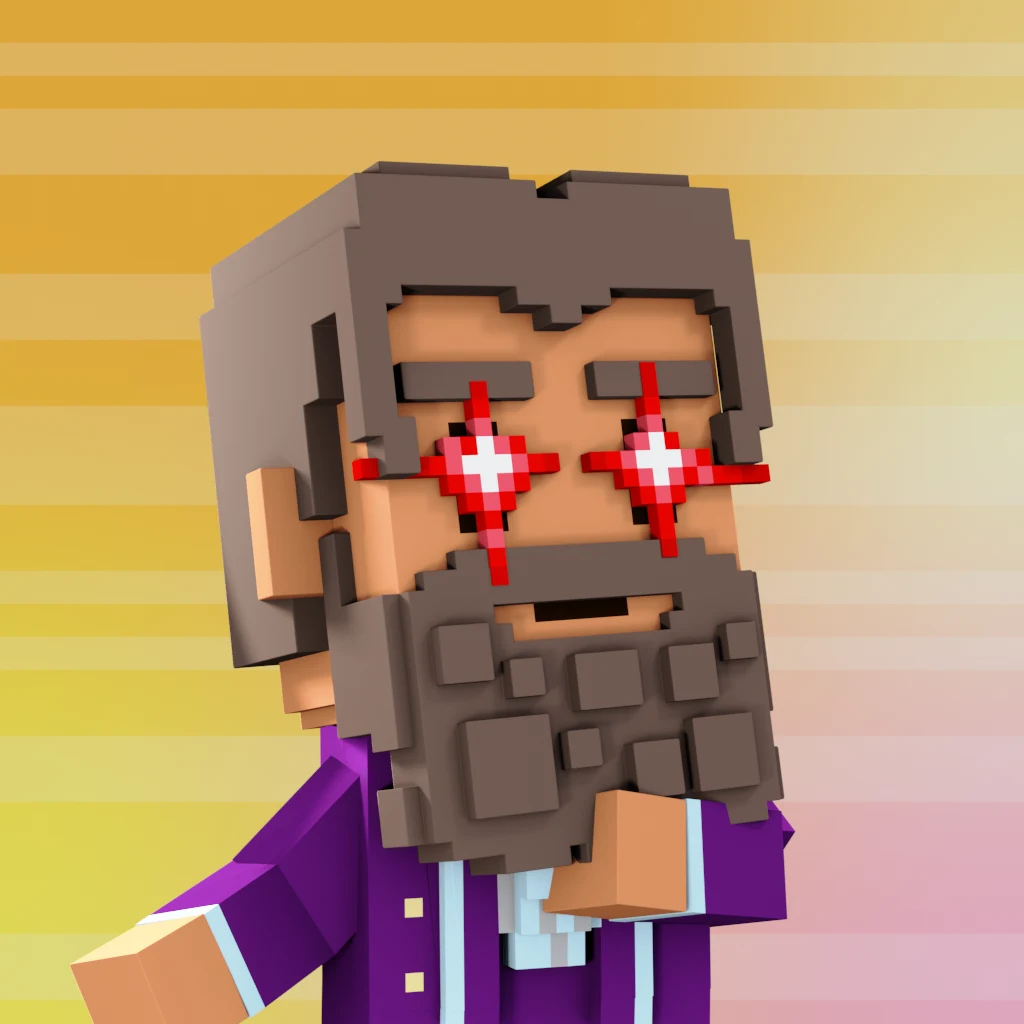 Pirate #5886 voxel render