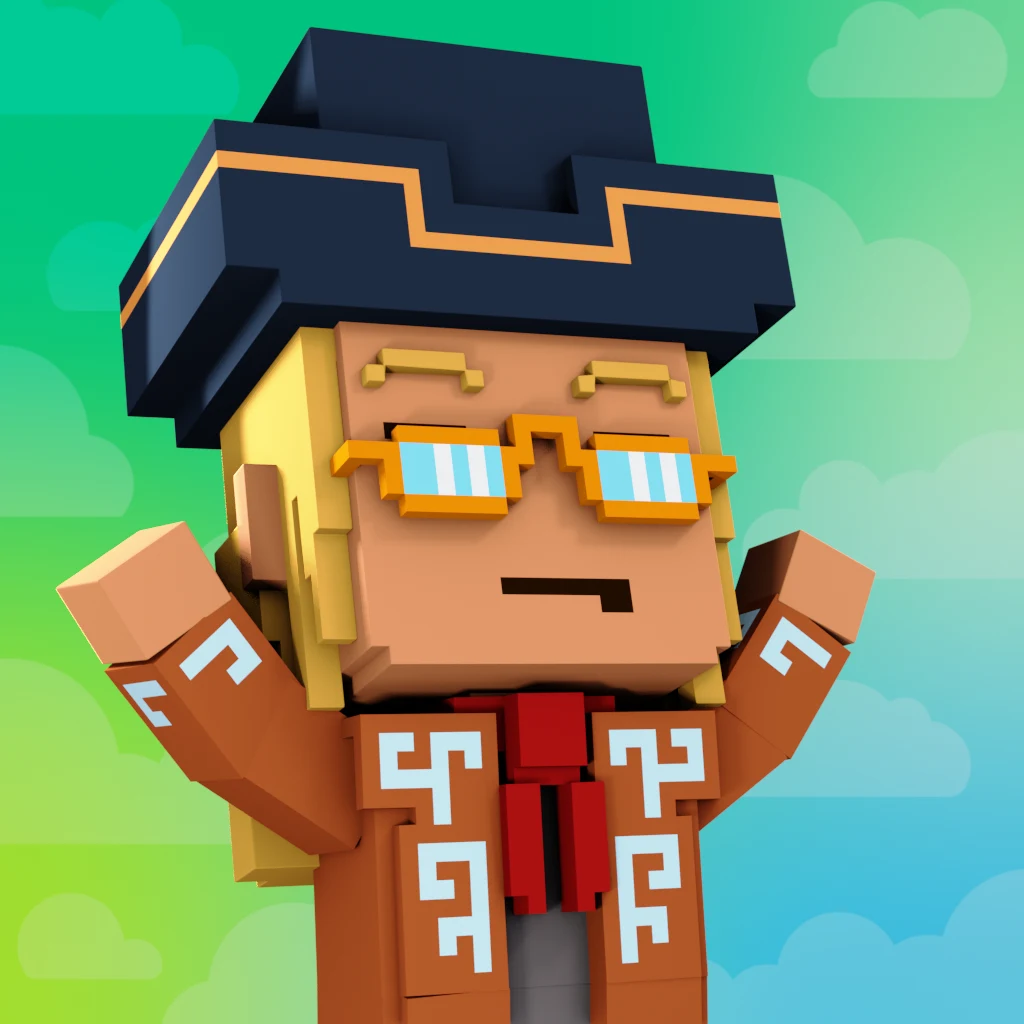 Pirate #5887 voxel render