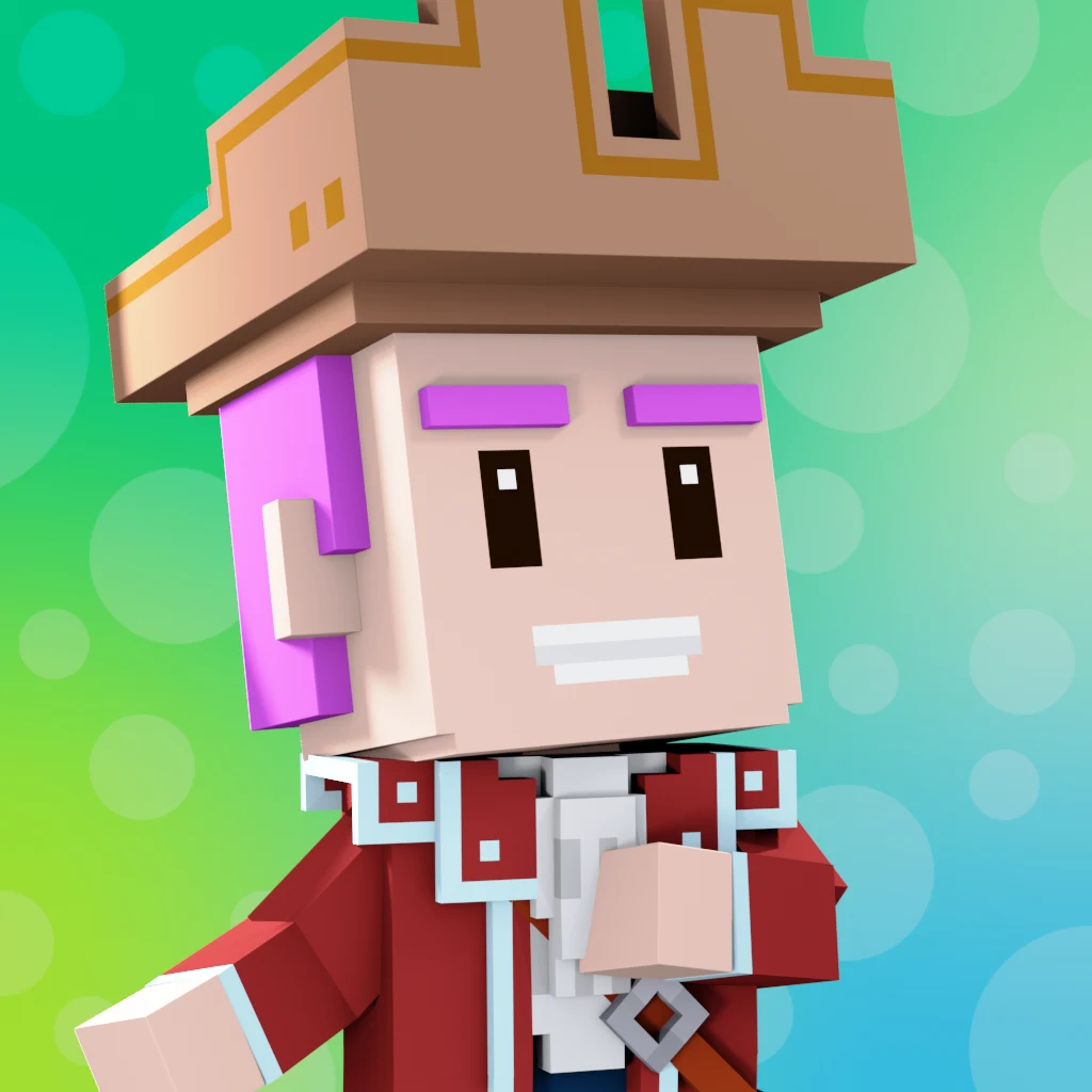Pirate #5888 voxel render